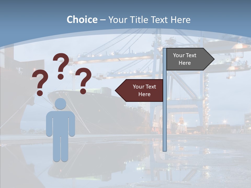 Customs Cargo Business PowerPoint Template