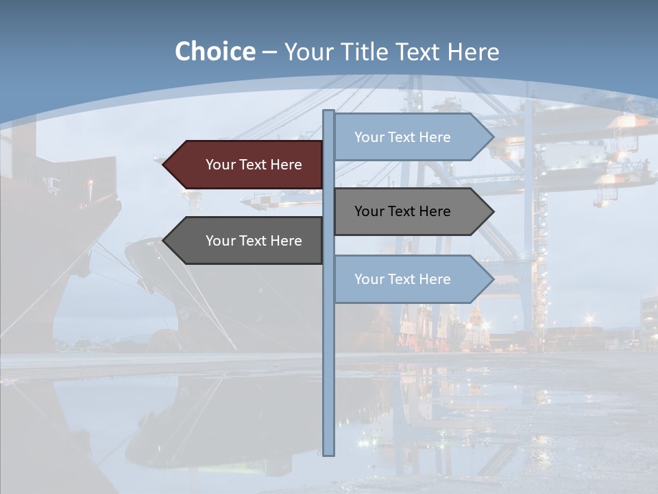 Customs Cargo Business PowerPoint Template