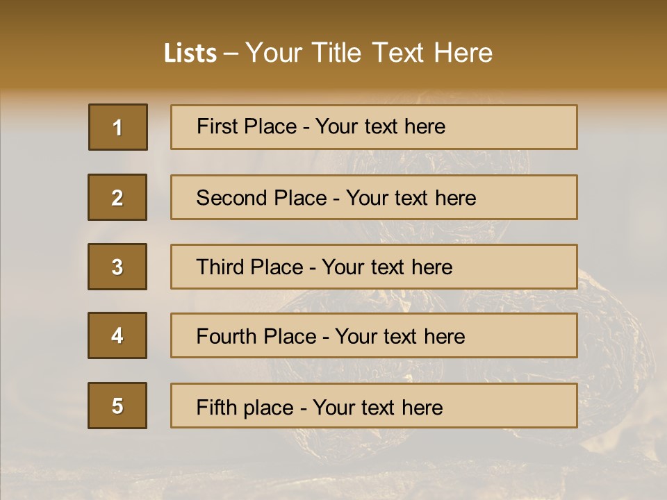 Close Up Life Still PowerPoint Template