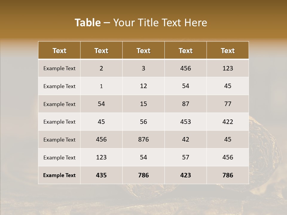 Close Up Life Still PowerPoint Template