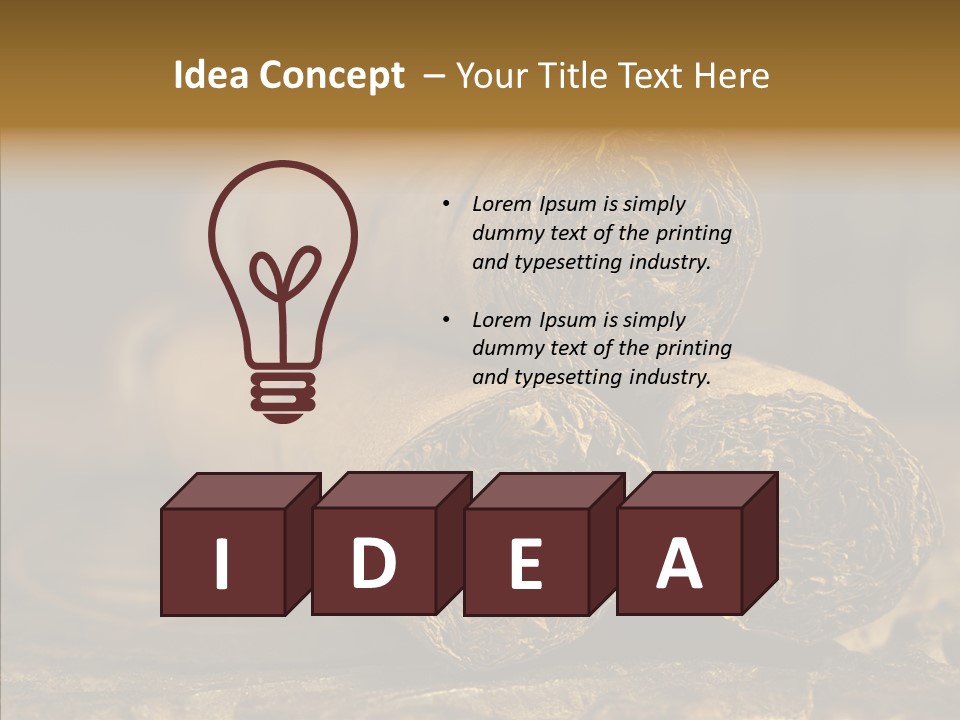 Close Up Life Still PowerPoint Template