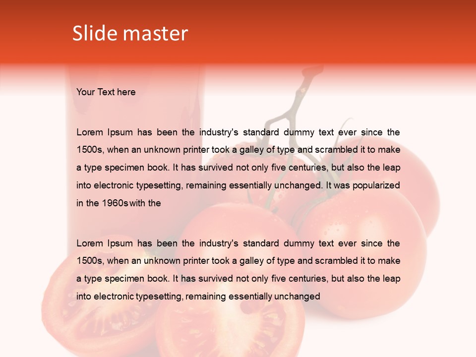 Juice Vivid Cut PowerPoint Template