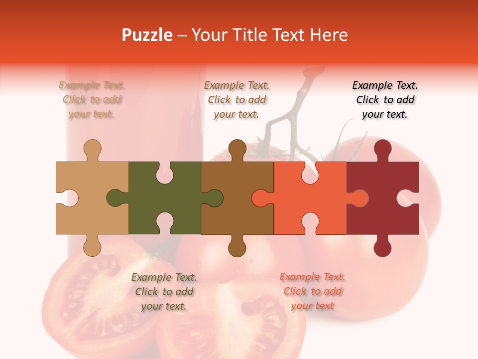 Juice Vivid Cut PowerPoint Template