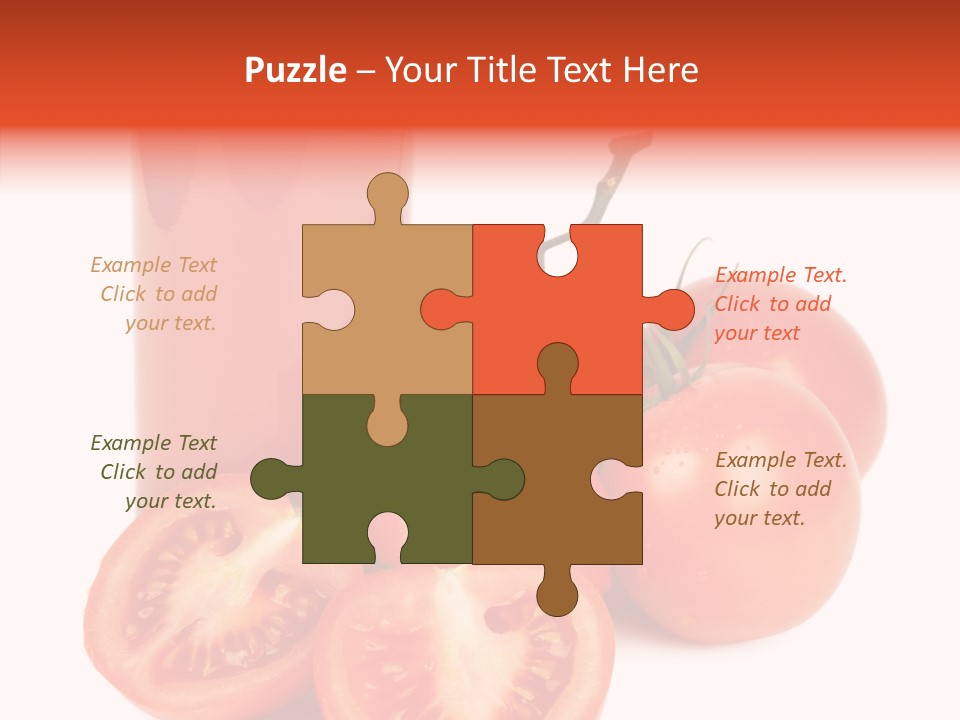 Juice Vivid Cut PowerPoint Template