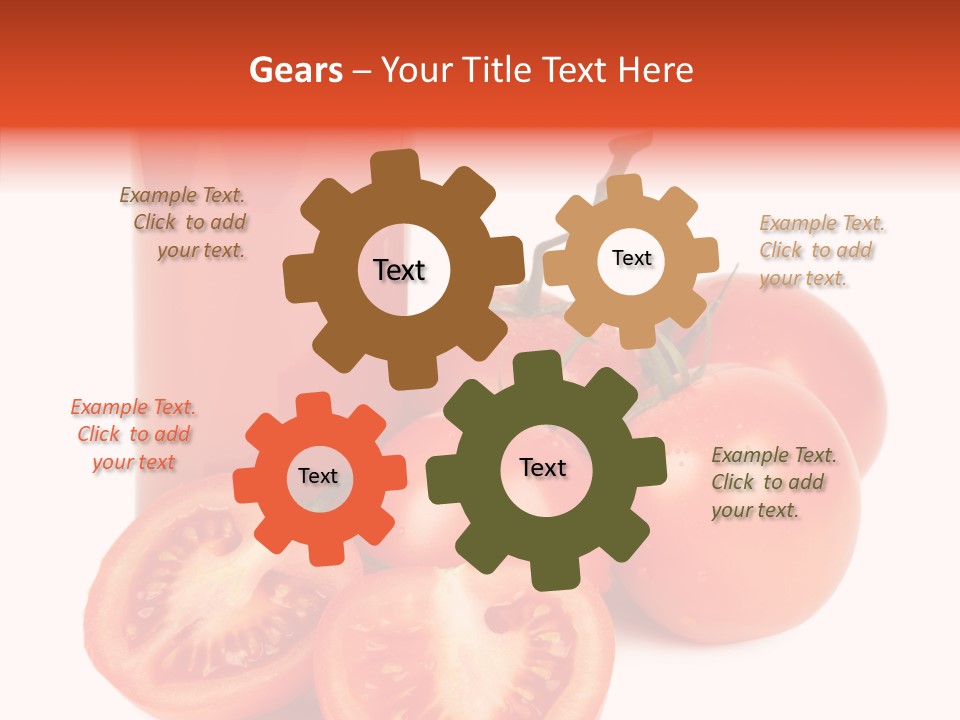 Juice Vivid Cut PowerPoint Template