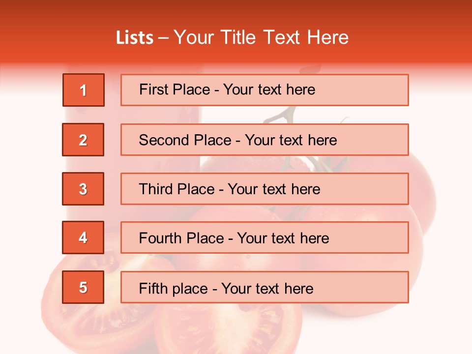 Juice Vivid Cut PowerPoint Template