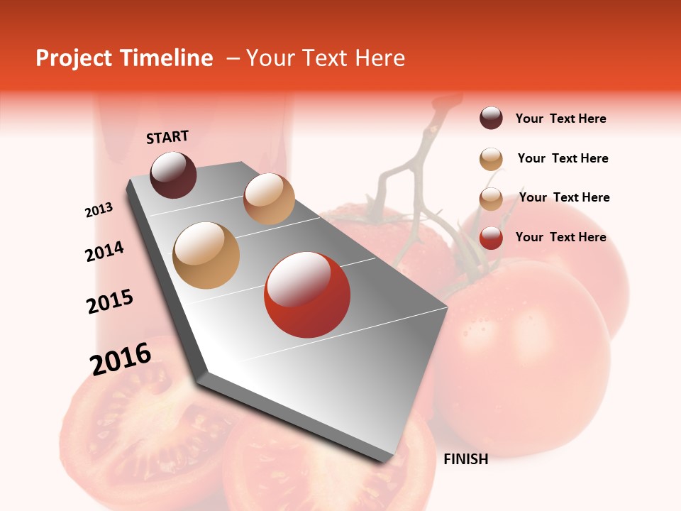 Juice Vivid Cut PowerPoint Template