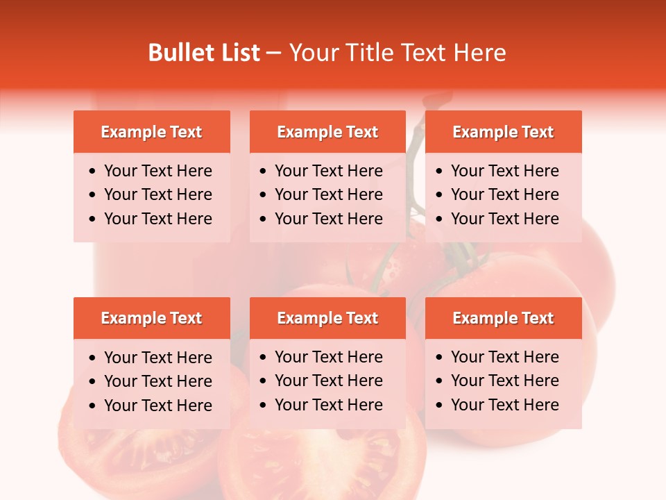 Juice Vivid Cut PowerPoint Template