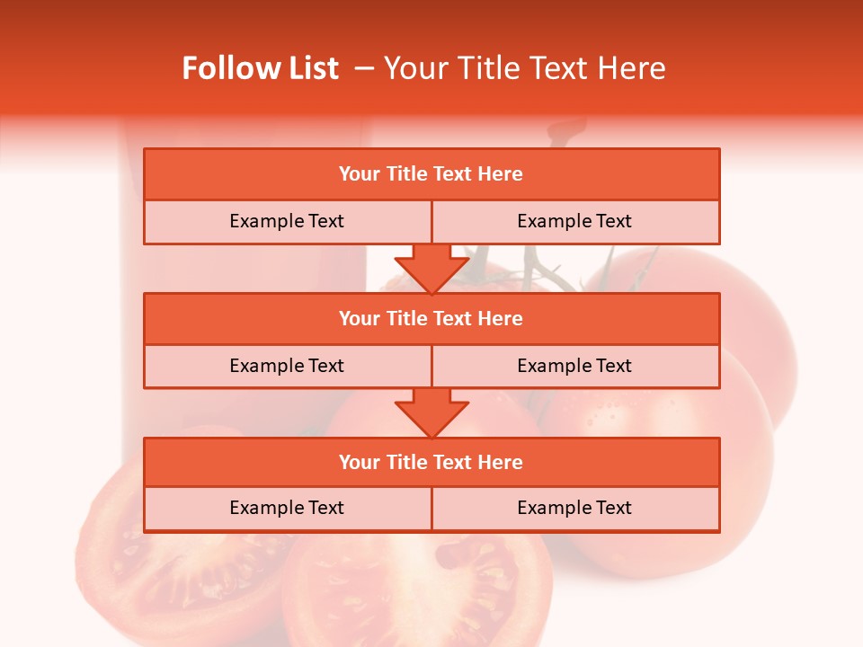 Juice Vivid Cut PowerPoint Template