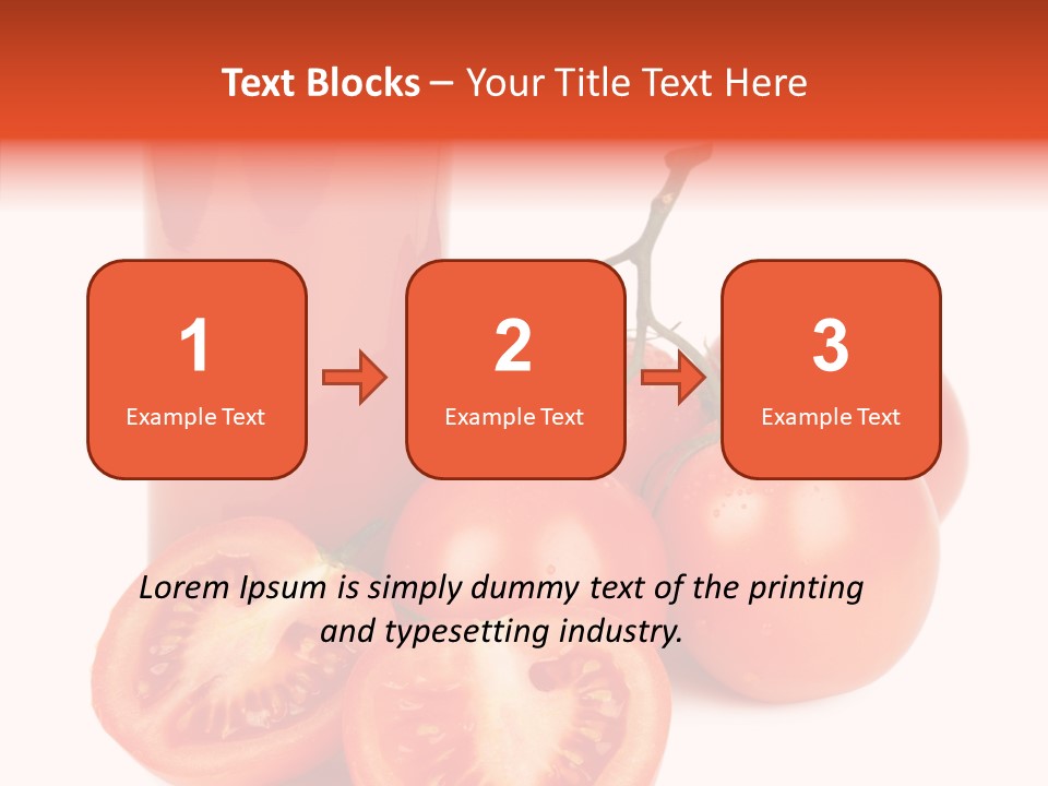 Juice Vivid Cut PowerPoint Template