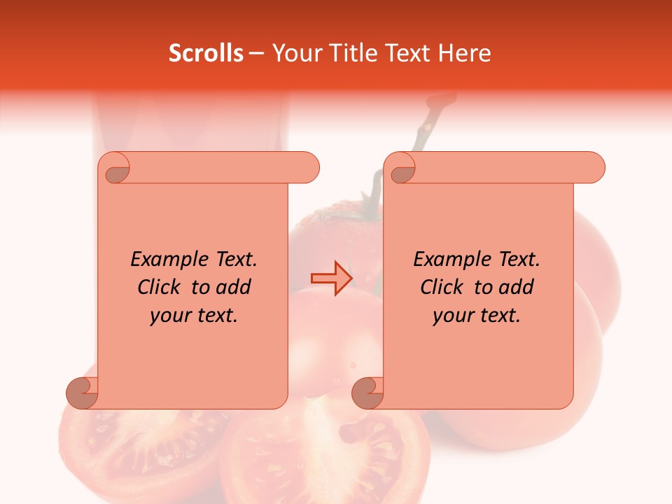 Juice Vivid Cut PowerPoint Template