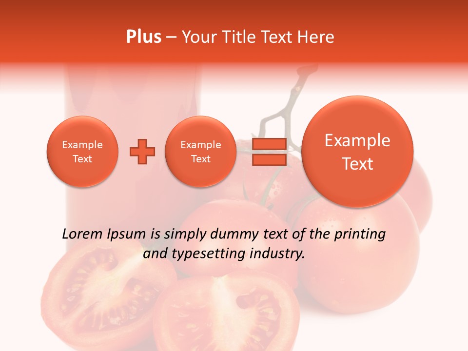 Juice Vivid Cut PowerPoint Template