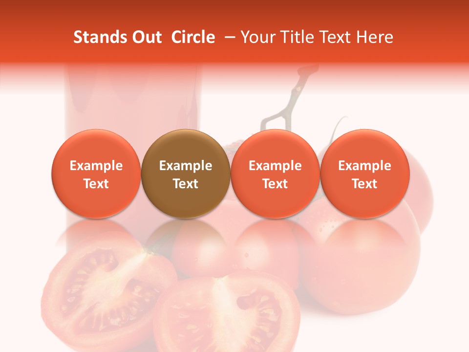 Juice Vivid Cut PowerPoint Template