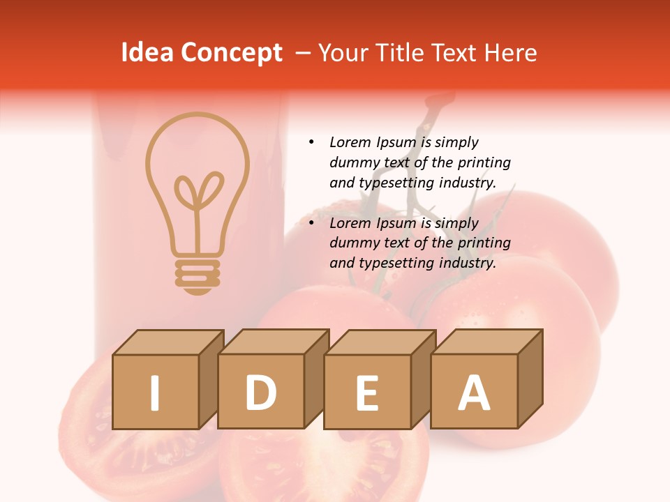 Juice Vivid Cut PowerPoint Template