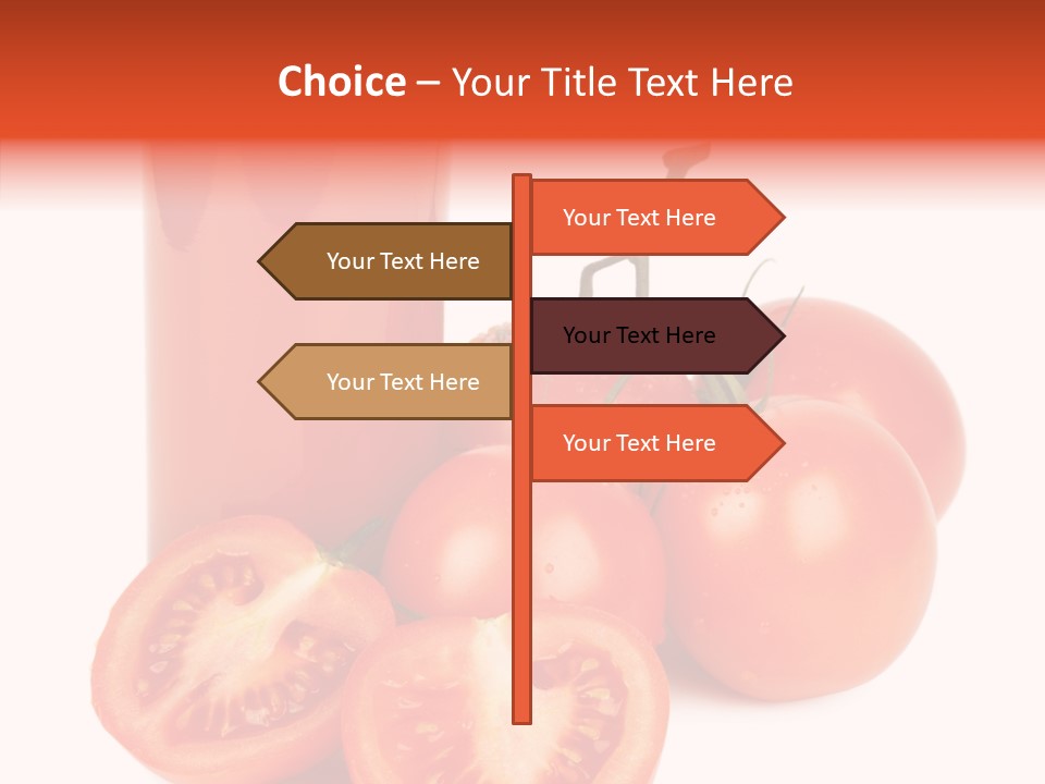 Juice Vivid Cut PowerPoint Template