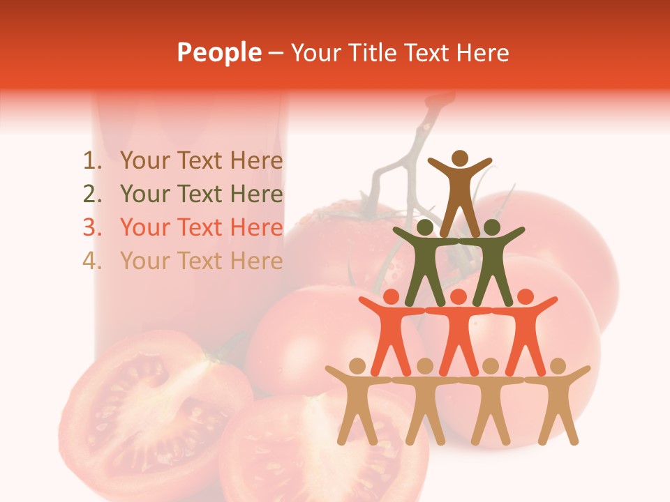 Juice Vivid Cut PowerPoint Template