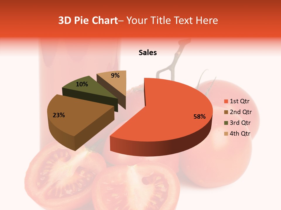 Juice Vivid Cut PowerPoint Template