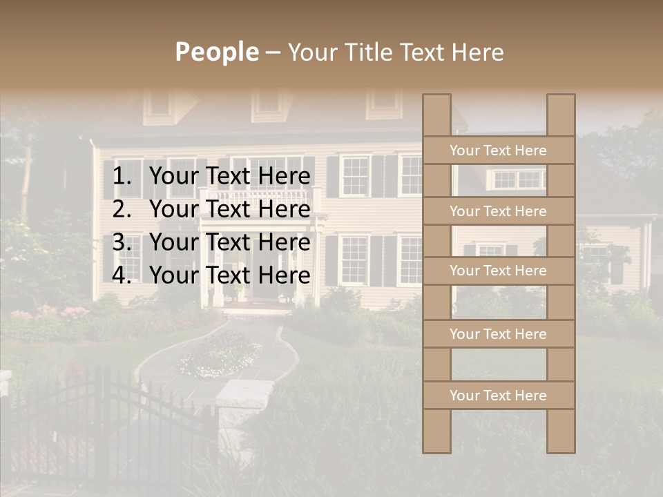 Communication Together Toon PowerPoint Template