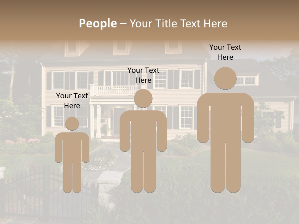 Communication Together Toon PowerPoint Template