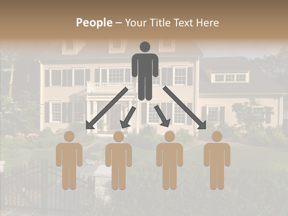 Communication Together Toon PowerPoint Template