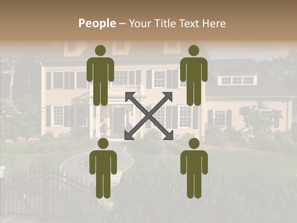 Communication Together Toon PowerPoint Template