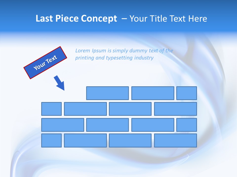Illustration Space Chaos PowerPoint Template
