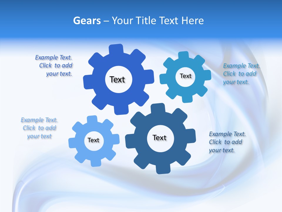 Illustration Space Chaos PowerPoint Template