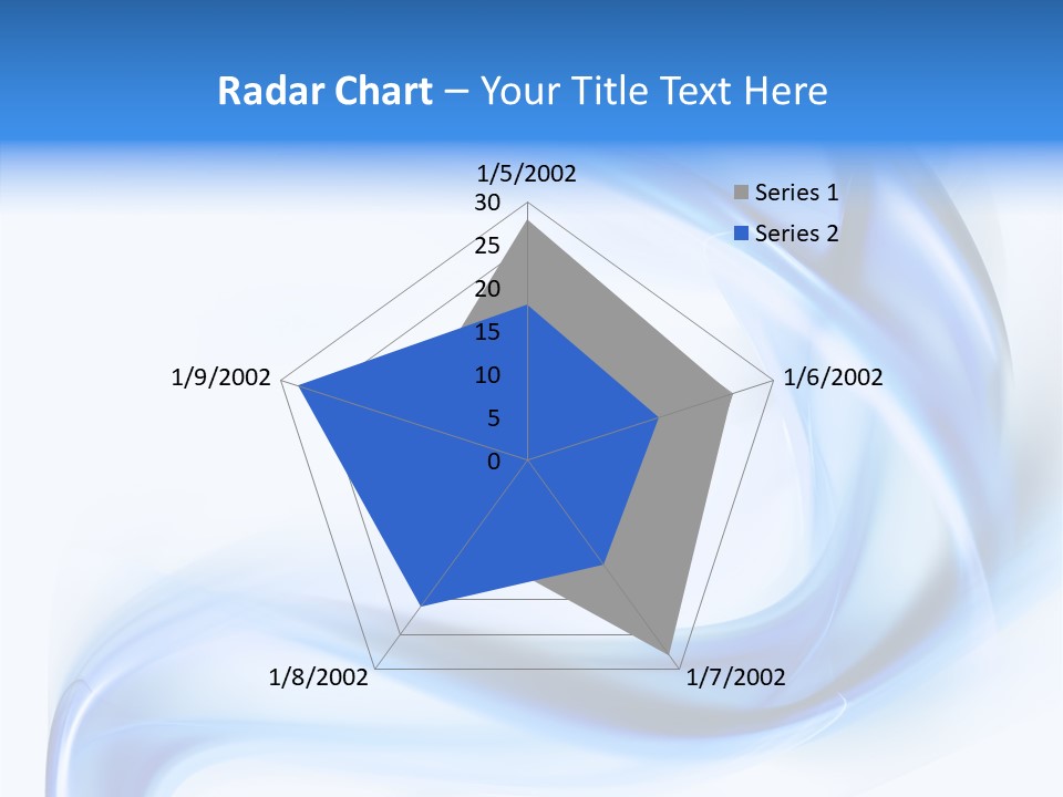 Illustration Space Chaos PowerPoint Template