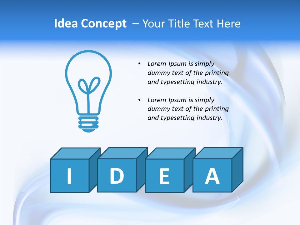 Illustration Space Chaos PowerPoint Template