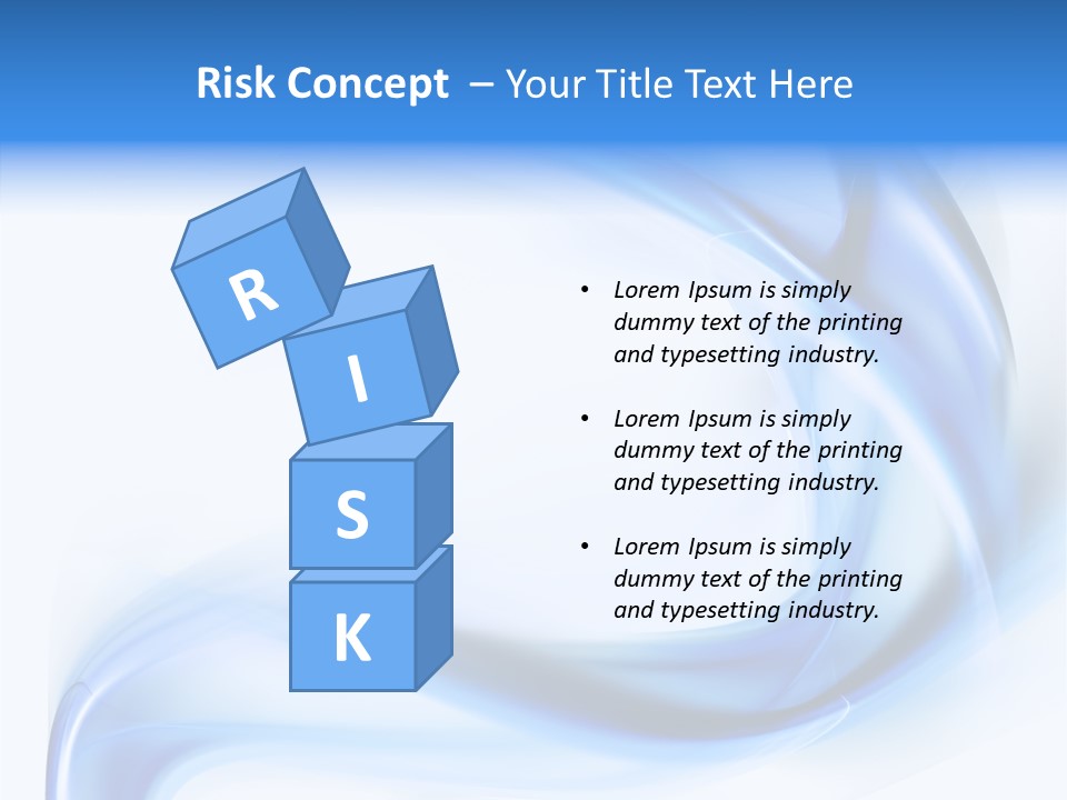 Illustration Space Chaos PowerPoint Template