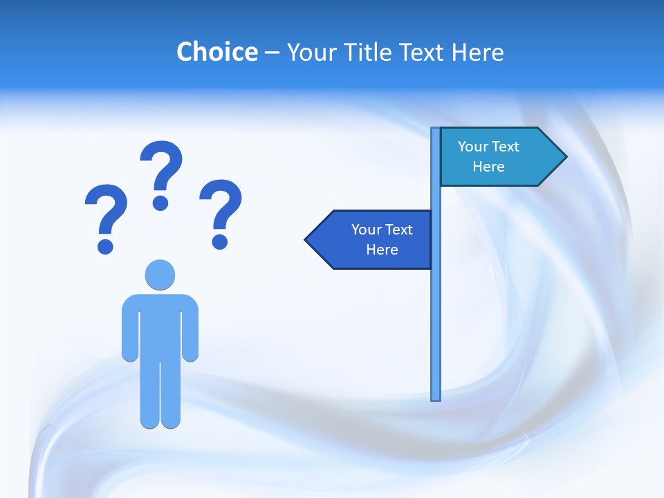 Illustration Space Chaos PowerPoint Template