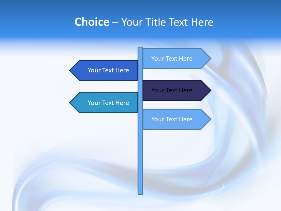 Illustration Space Chaos PowerPoint Template