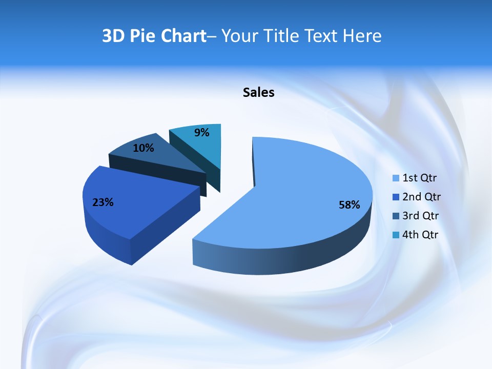 Illustration Space Chaos PowerPoint Template