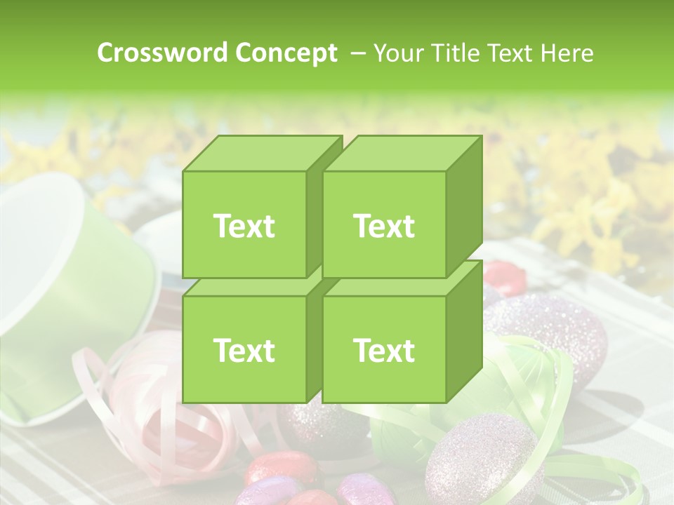 Asking Confusion Three Dimensional Shape PowerPoint Template