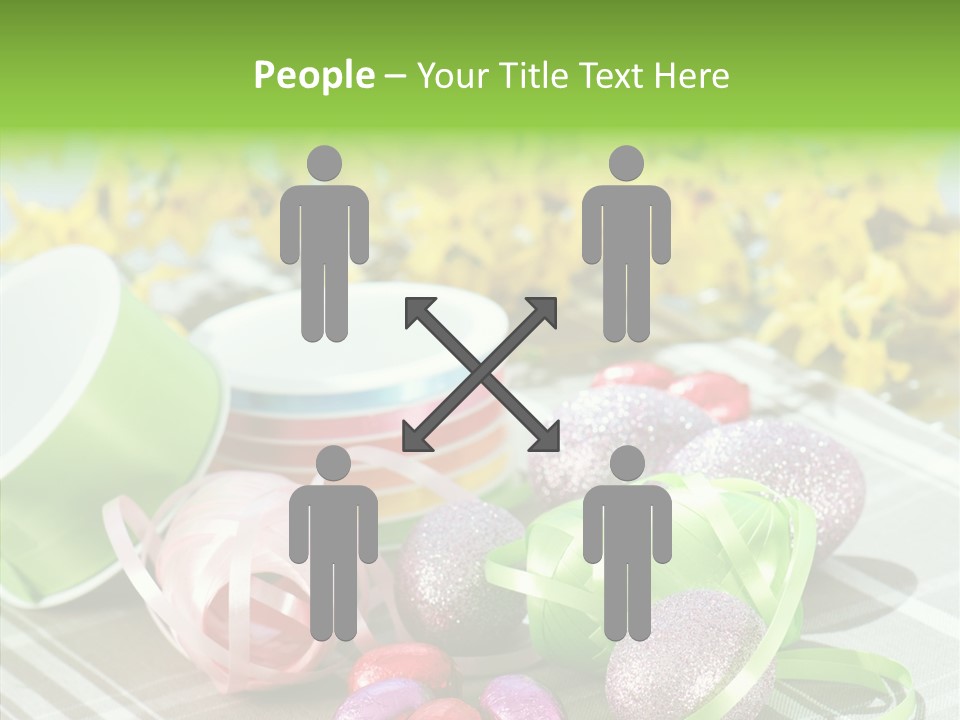 Asking Confusion Three Dimensional Shape PowerPoint Template