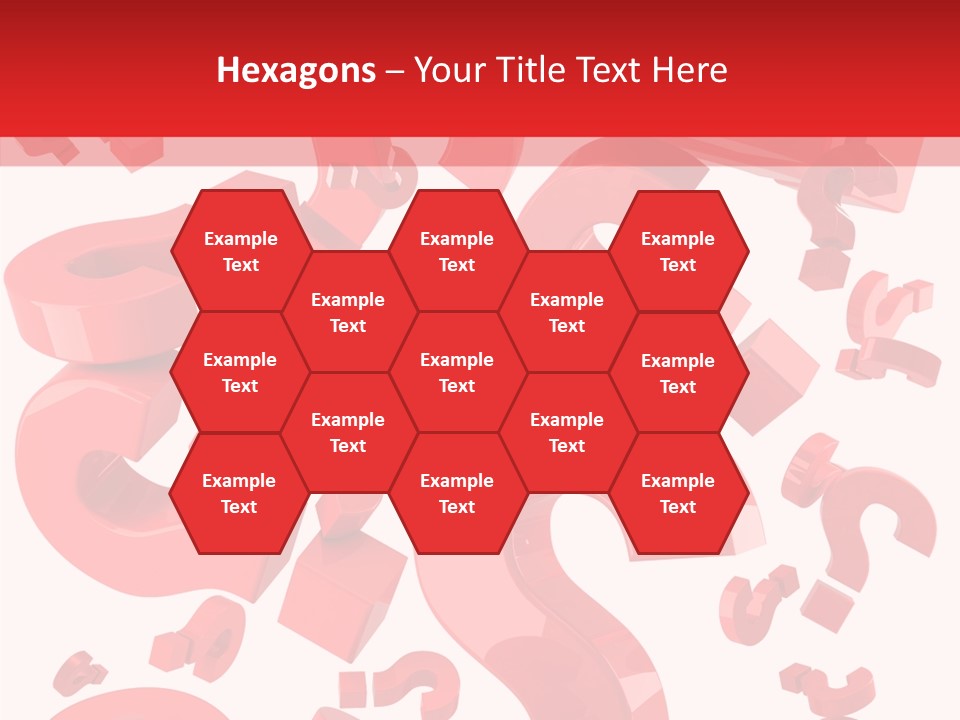 Asking Confusion Three Dimensional Shape PowerPoint Template