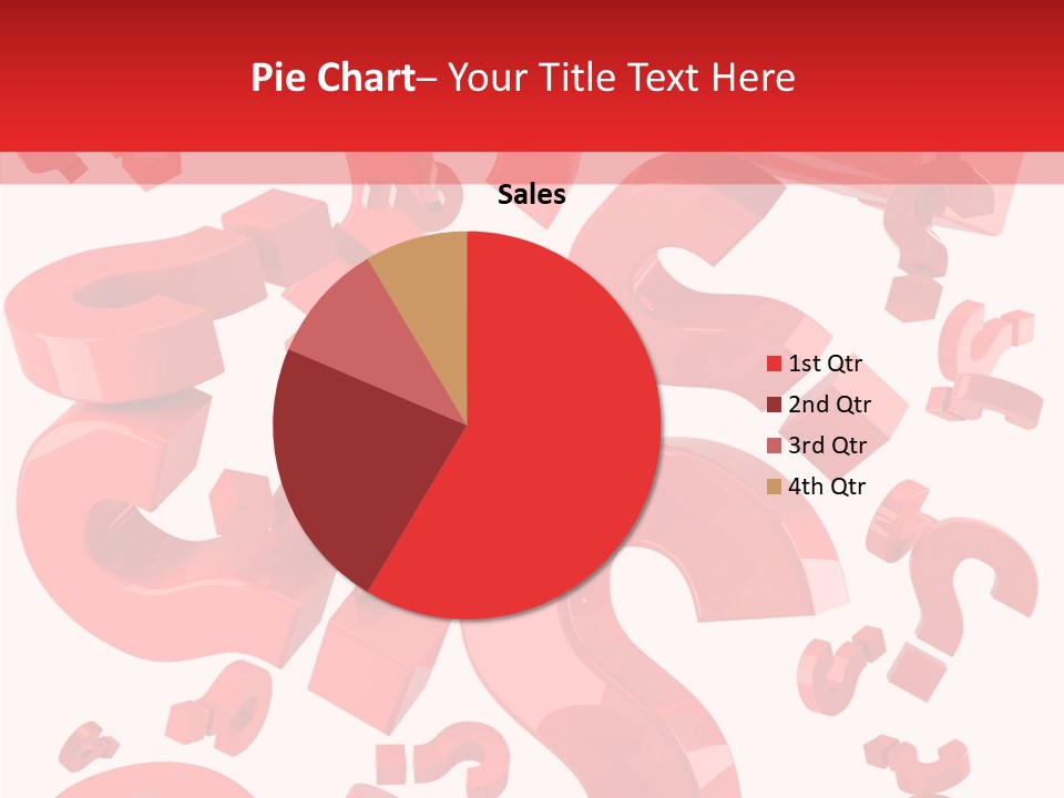 Asking Confusion Three Dimensional Shape PowerPoint Template