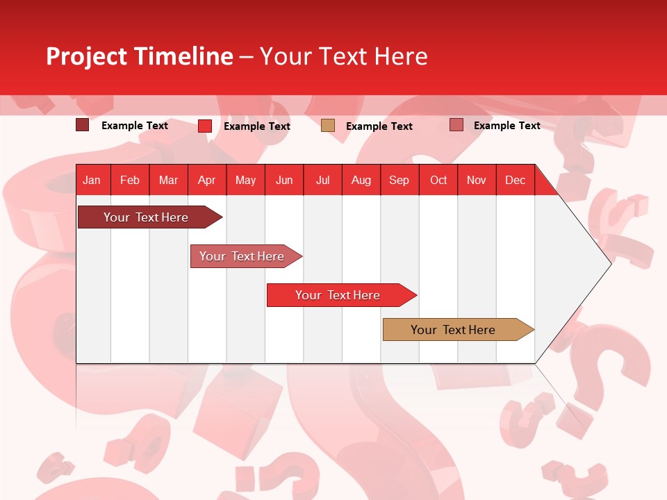 Asking Confusion Three Dimensional Shape PowerPoint Template