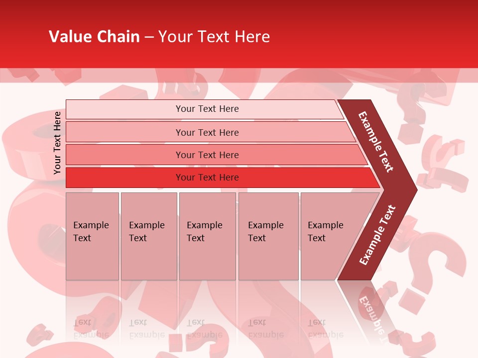 Asking Confusion Three Dimensional Shape PowerPoint Template