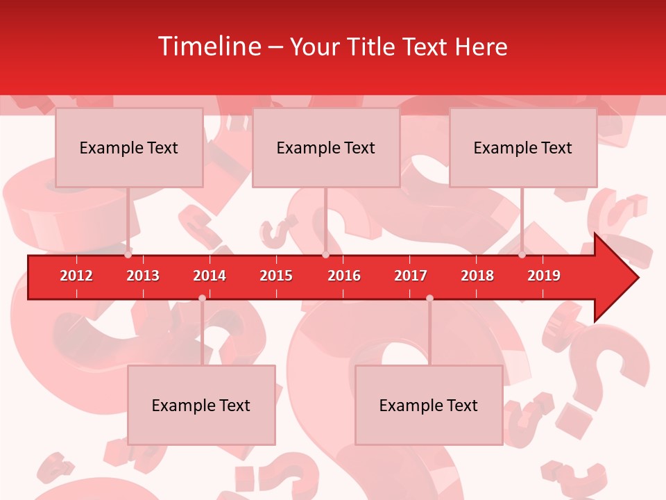 Asking Confusion Three Dimensional Shape PowerPoint Template