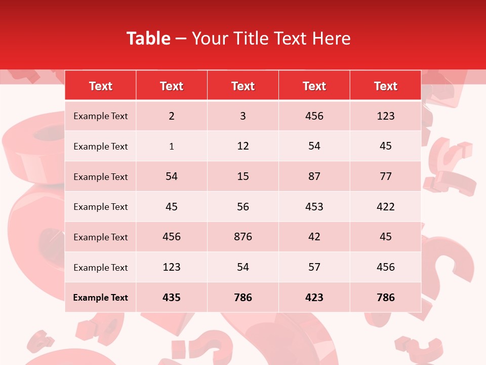 Asking Confusion Three Dimensional Shape PowerPoint Template