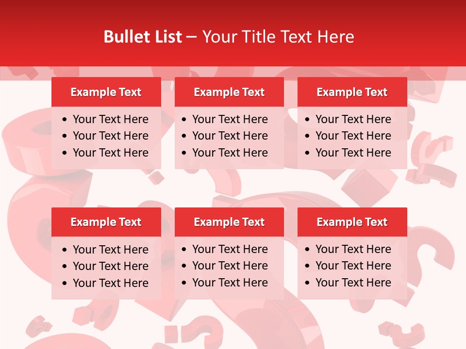 Asking Confusion Three Dimensional Shape PowerPoint Template