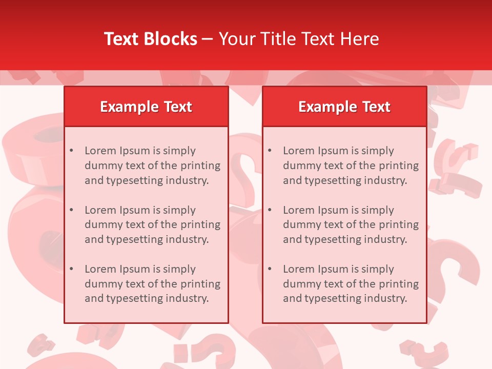 Asking Confusion Three Dimensional Shape PowerPoint Template