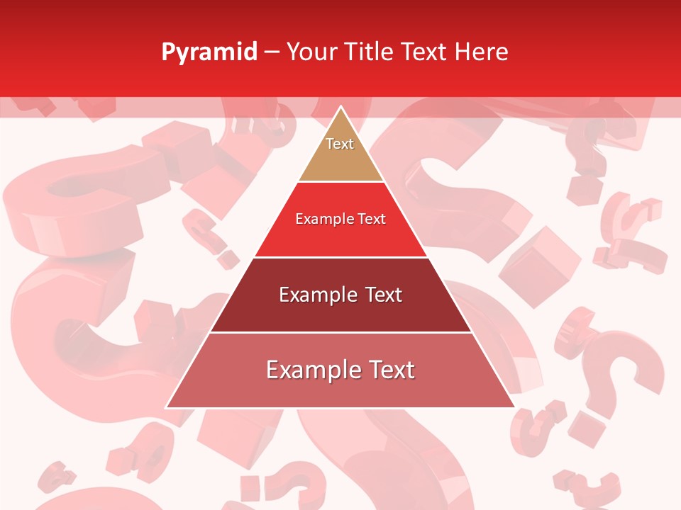 Asking Confusion Three Dimensional Shape PowerPoint Template