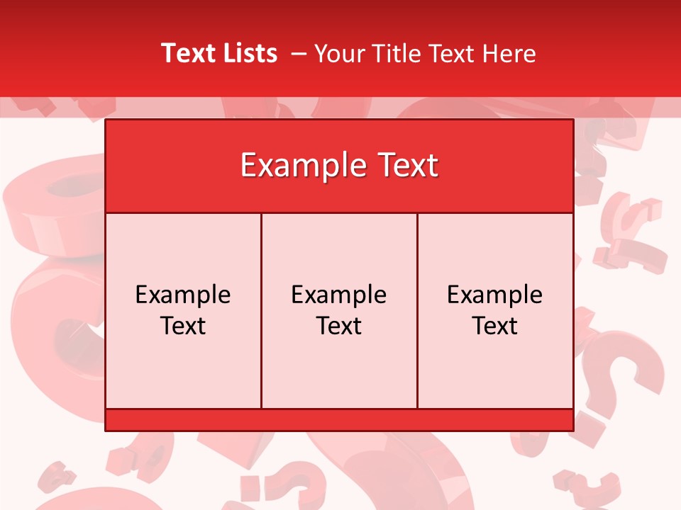 Asking Confusion Three Dimensional Shape PowerPoint Template