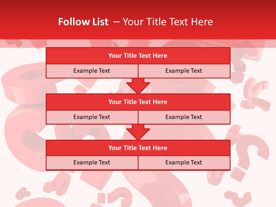 Asking Confusion Three Dimensional Shape PowerPoint Template