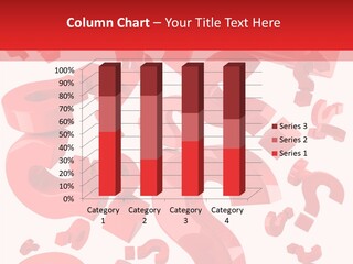 Asking Confusion Three Dimensional Shape PowerPoint Template