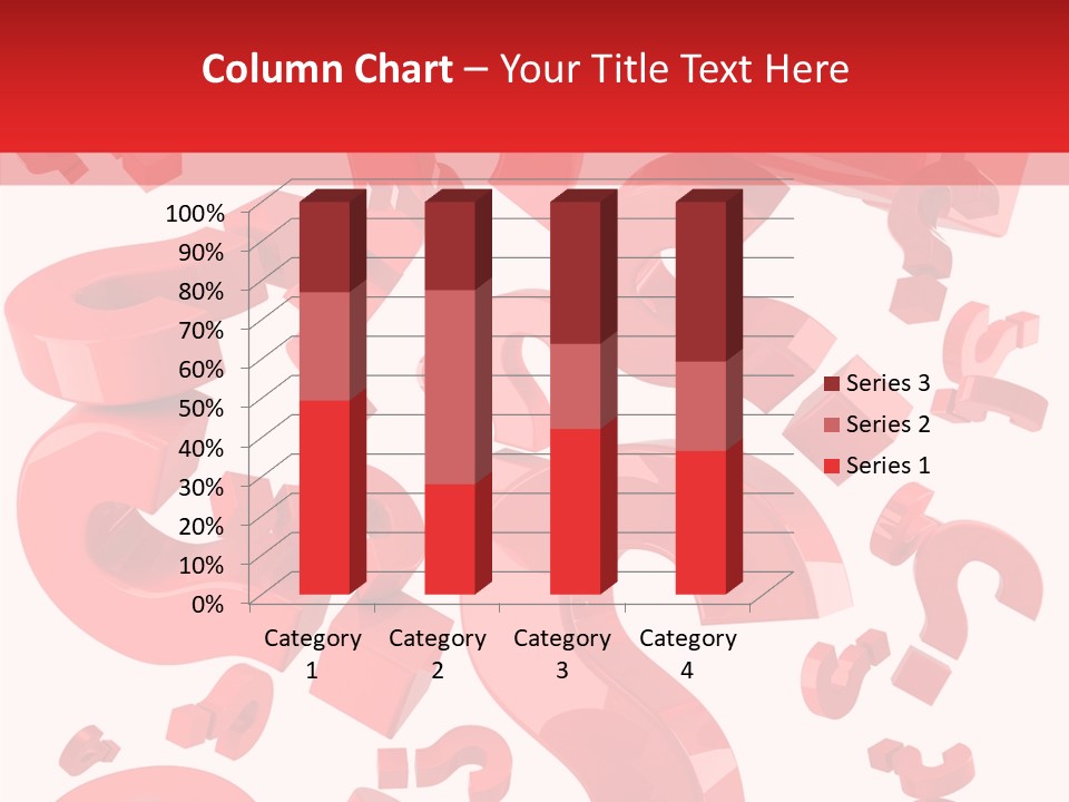 Asking Confusion Three Dimensional Shape PowerPoint Template