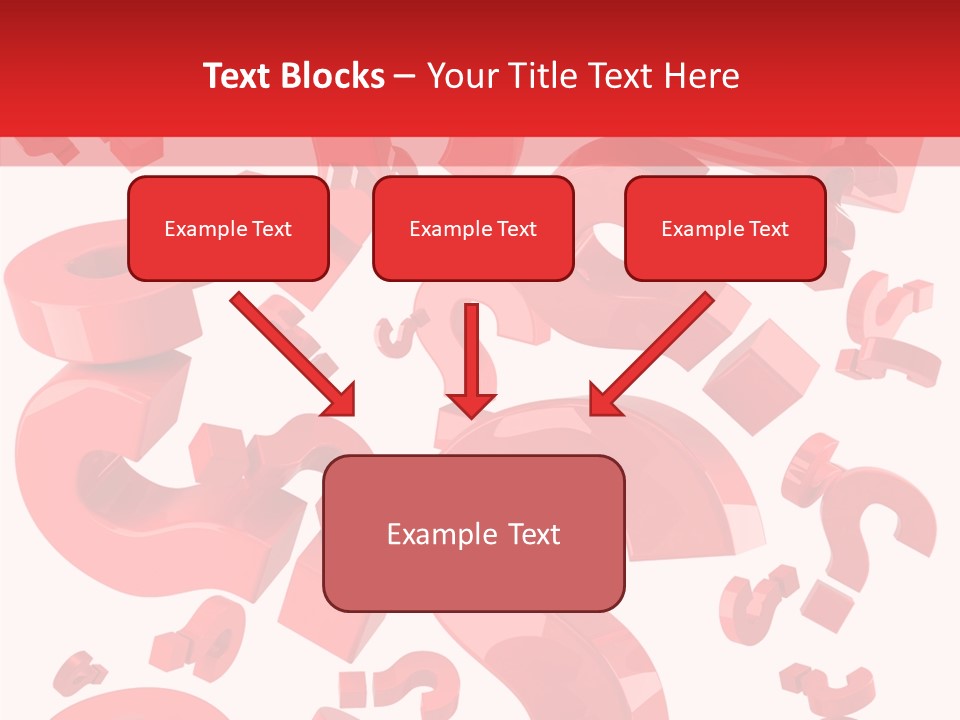 Asking Confusion Three Dimensional Shape PowerPoint Template