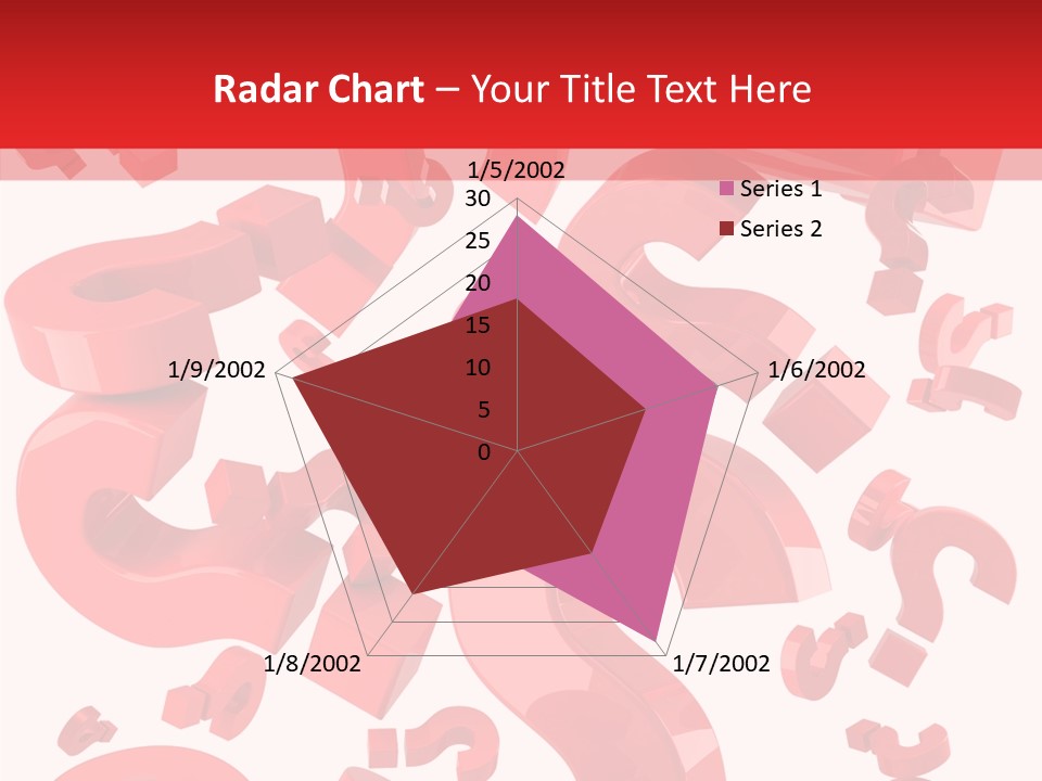 Asking Confusion Three Dimensional Shape PowerPoint Template